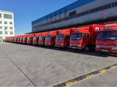 開門紅！福田智藍新能源170臺物流車交付京東物流，助力北京綠色物流升級